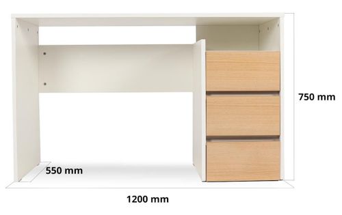 купить Офисный стол Andra Masă de birou 3 sertare gama Eterna в Кишинёве 