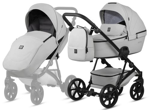 купить Детская коляска Tutis 2in1 VIVA5+ Leather, Cloud 085 (1452085) в Кишинёве 