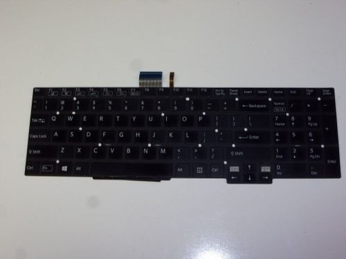 купить Keyboard Sony SVT15 w/o frame "ENTER"-small w/Backlit ENG. Black в Кишинёве 