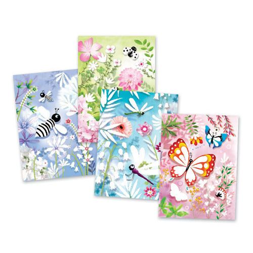 купить Tворческий набор  "Блестящие бабочки", DJECO в Кишинёве 
