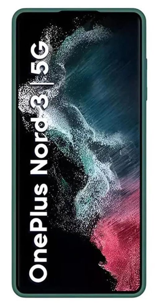 купить Чехол для смартфона Helmet Liquid Silicone OnePlus Nord 3, Green в Кишинёве 