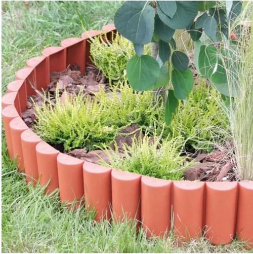 купить Декор для сада Hydro S Gard decorativ plastic, H=125mm, L=2.52m, maro (0640392) в Кишинёве 