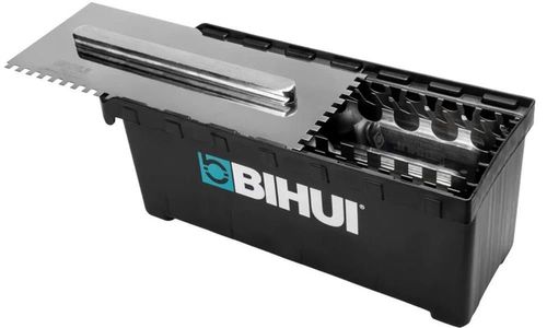 купить Шпатель Bihui PTSJH8 8 зубчат. нерж терок пласм. Чемод. в Кишинёве 