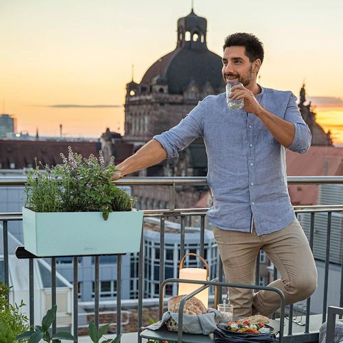 cumpără Ghiveci pentru flori Lechuza Balconera Color 50, White în Chișinău 