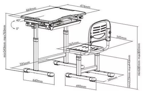 купить Набор детской мебели fot Pink в Кишинёве 