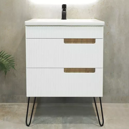 cumpără Dulap pentru lavoar Bayro универсальный Positano под умыв. Argo 600 белый мат în Chișinău 