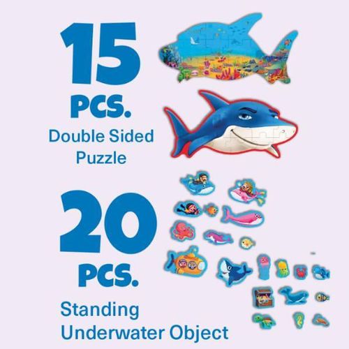 купить Головоломка miscellaneous K1928 Puzzle Magnetic Lumea Subacvatică, 35 elem. в Кишинёве 