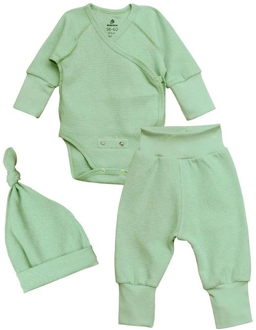 купить Детская одежда Minikin 231660356-62 Набор 3 ед Baby Style 56-62см olive в Кишинёве 