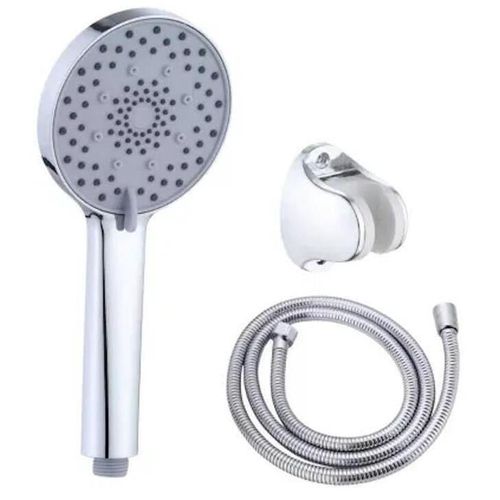 cumpără Set pentru duș Hydro S Aquafix 17 cu 3 funcții + furtun inox 1.5m, cromat (0103232) în Chișinău 