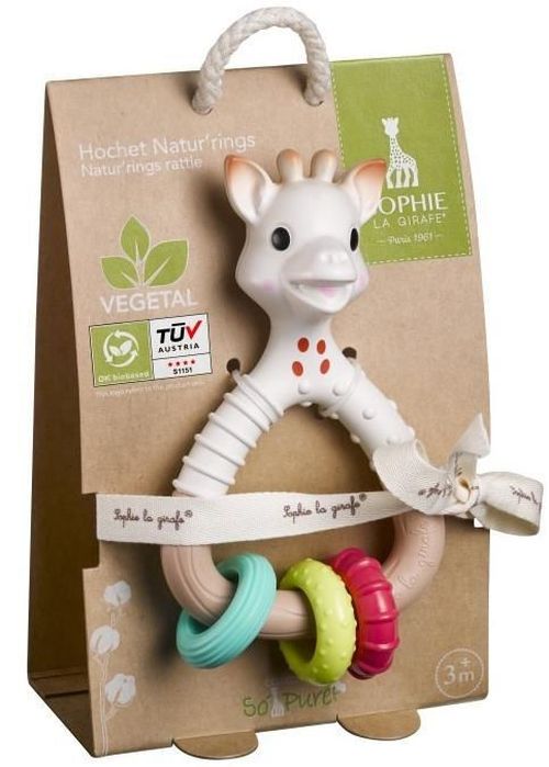 купить Погремушка Sophie la Girafe 220132 Zornăitoare So Pure в Кишинёве 