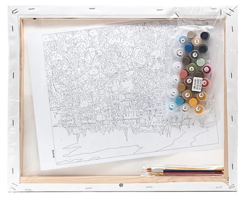 купить Картина по номерам Art Gallery EX7469 Iepuras in acuarela 30x40cm Eco в Кишинёве 