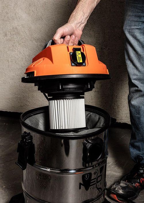 купить Промышленный пылесос Neo Tools 04-738, 1400W, 30l в Кишинёве 