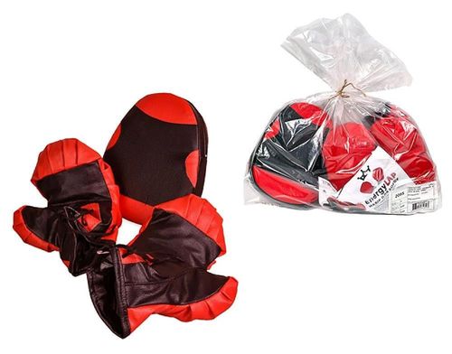 cumpără Articol de box Promstore 57178 Set de box: manusi si palmare, rosu-negru în Chișinău 