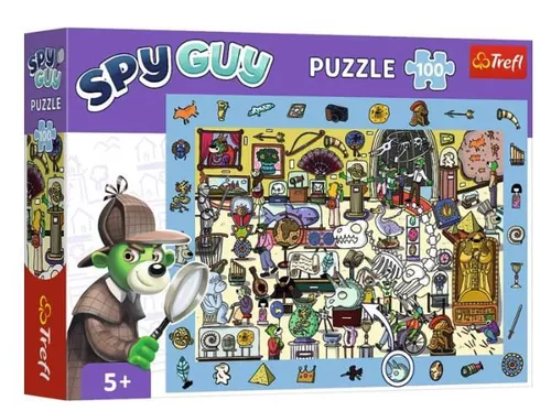 cumpără Puzzle Trefl 15595 Spy Guy. La muzeu, 100el în Chișinău 
