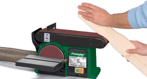 купить Стационарный инструмент Stürmer Maschinen 5904150 Ленточно-дисковая шлифовальная машина Holzstar BTS 150 в Кишинёве 