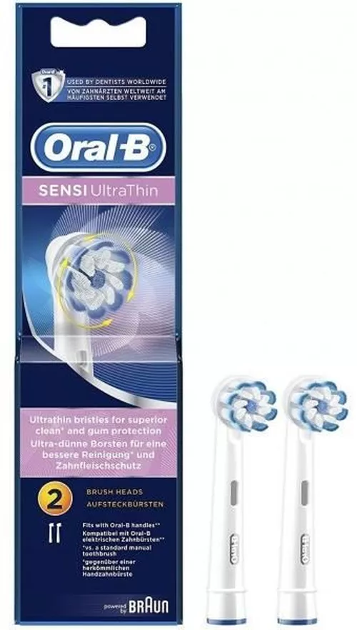 купить Сменная насадка для электрических зубных щеток Oral-B EB 60 2 Sensi Ultra Thin в Кишинёве 