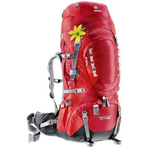 купить Рюкзак спортивный Deuter Aircontact PRO 55+15 SL cranberry-fire в Кишинёве 