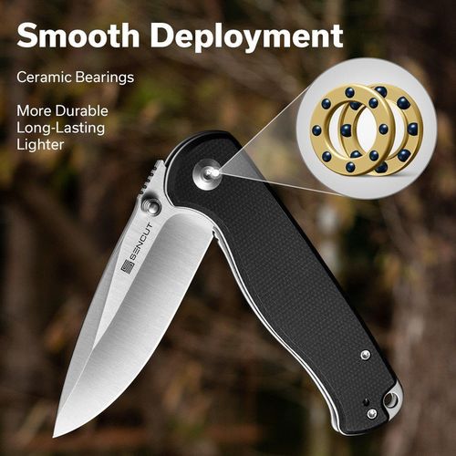 купить Нож походный Sencut S23054B-3 Errant, mâner Canvas Micarta, Liner Lock в Кишинёве 