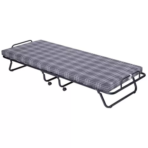 купить Раскладушка Nowystyl Classic (negru), stofa Kilt-4 в Кишинёве 