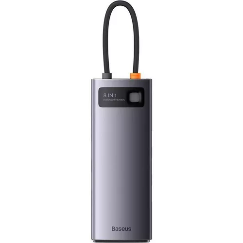 купить USB Hub Baseus WKWG070013 4in1 Type-C to 4+USB-A, Metal Gleam Series, Space Gray в Кишинёве 