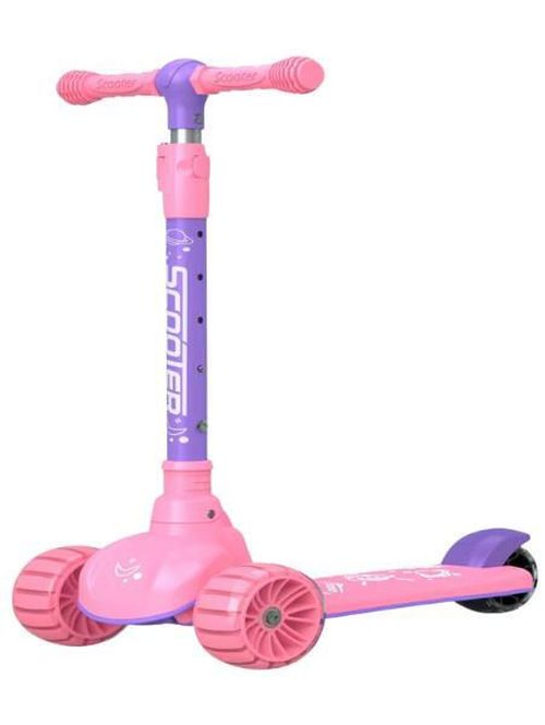 купить Самокат miscellaneous BW603 Scooter cu trei roți, lumini și muzică (4 culori) в Кишинёве 