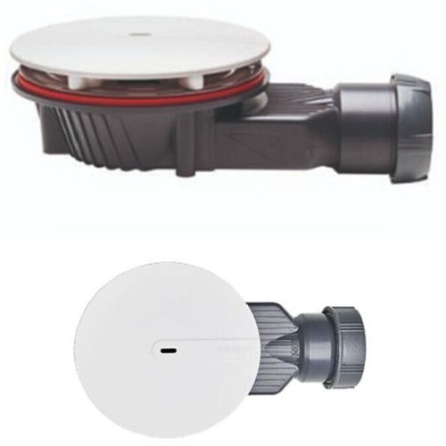 купить Сифон для ванны Wirquin Sifon cadita dus H40 D90 Slim+ White antimiros 30724965 в Кишинёве 