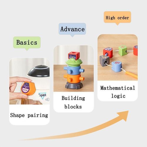 купить Сортер Hola Toys HE792000 Sortator Cosmos в Кишинёве 