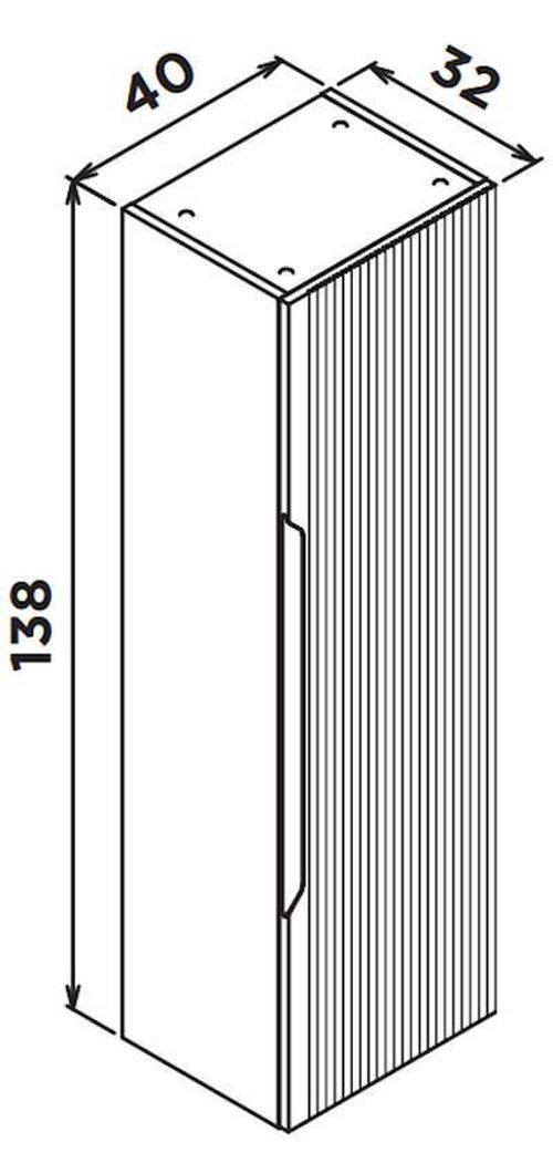 cumpără Dulap penal Orka Olbia 40 Kasmir mat în Chișinău 