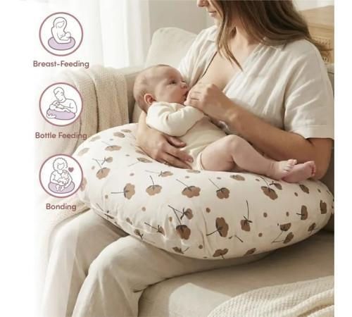 cumpără Pernă pentru gravide și mame care alăptează Sevi Bebe 379-218 Cotton Pattern în Chișinău 