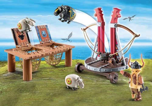 cumpără Set de construcție Playmobil PM9461 Gobber the Belch with Sheep Sling în Chișinău 