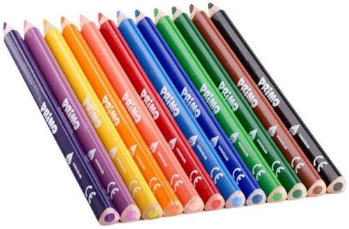 cumpără Set de creație Primo Crafts 519MAXITRIS12E Creioane Jumbo triunghiulare, 12 culori / 5,5 mm în Chișinău 