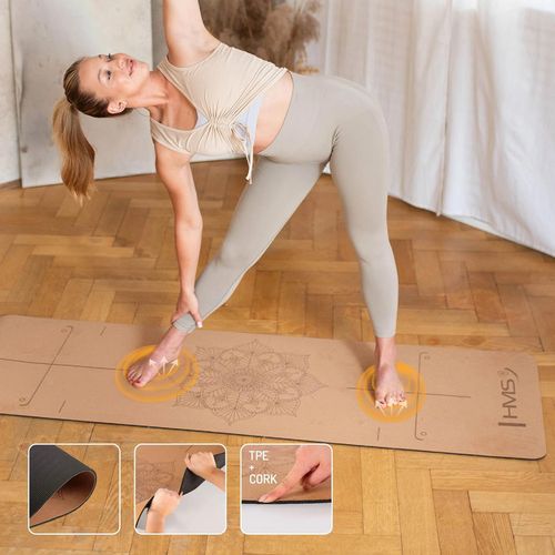 cumpără Echipament pentru yoga HMS YM11 Abisal Yoga Mat TPE Cork în Chișinău 