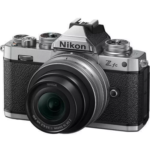 купить Фотоаппарат беззеркальный Nikon Z fc kit 16-50mm VR Silver в Кишинёве 
