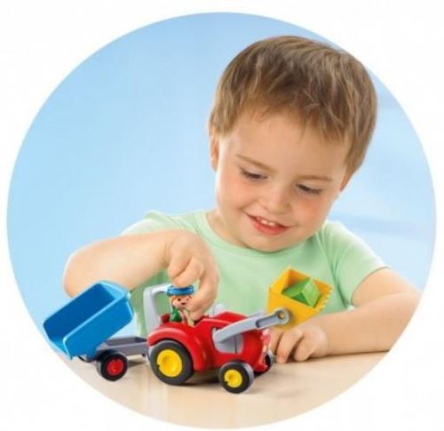 купить Конструктор Playmobil PM6964 Tractor with Trailer в Кишинёве 