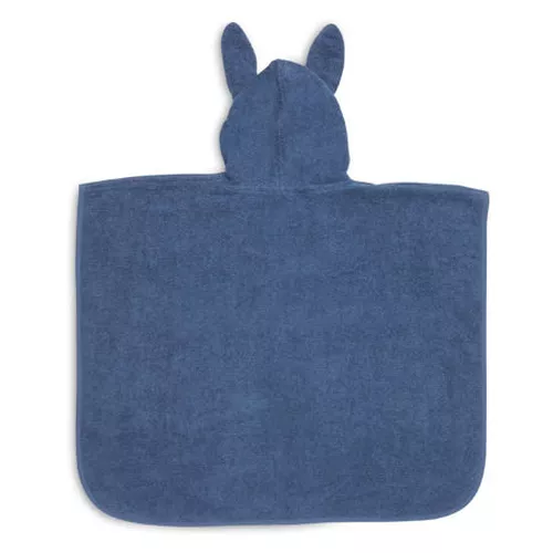 Poncho cu glugă Jollein - Jeans Blue 