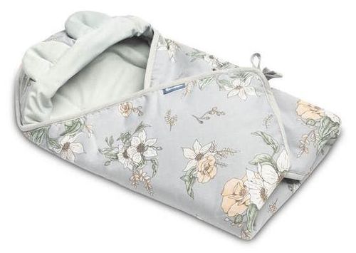 купить Детское постельное белье Sensillo 70308 Одеяло в переноcку Velvet Lily Grey в Кишинёве 