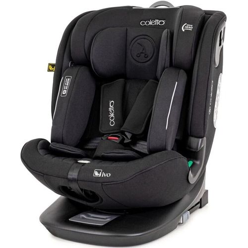 cumpără Scaun auto Coletto Scaun auto 40-150cm (0-36kg) rotativ 360 Ivo Black în Chișinău 