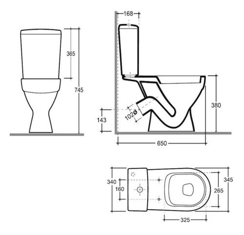 cumpără Vas WC miscellaneous Keramin TOLEDO MS 45" în Chișinău 