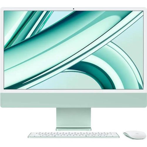 cumpără Monobloc PC Apple iMac 24" Retina 4.5K M3 8c/10g 256GB Green MQRN3 în Chișinău 