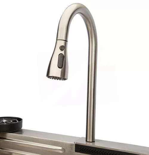 купить Мойка кухонная ArtFlame HR6845 SHERI negru в Кишинёве 