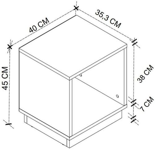 купить Тумба Bofigo 19-03-02 Pine в Кишинёве 