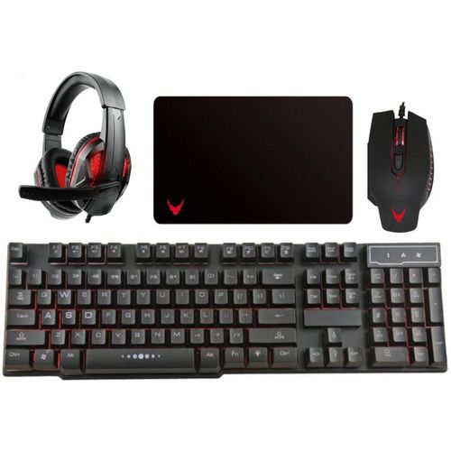 купить Клавиатура + Мышь Omega VG4IN1SET01 Gaming 4in1 set 01 (mouse/mousepad/headset/keyboard) SQUAD 45259 в Кишинёве 