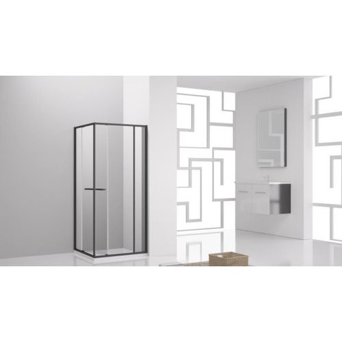 cumpără Cabină de duș miscellaneous GRSF 90x 90x200 MATTE BLACK 8mm în Chișinău 