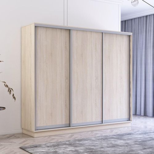 купить Шкаф Mobildor-Lux Fox uși glisante din PAL (250x60x240H cm) Sonoma в Кишинёве 