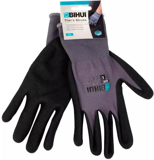 cumpără Îmbrăcăminte de lucru Bihui Mănuși de lucru cu crestături TGDL (poliester și latex) L în Chișinău 