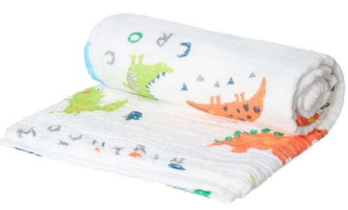 cumpără Set de perne si plapume Akuku A0685 Dinosaurs, paturica din muselina 110x105cm în Chișinău 