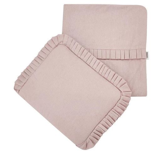 cumpără Accesorii pentru cărucior Feedo 205216 Set pentru carucior si pat cu dantela Pastel Pink, 30x35, 85x75 cm în Chișinău 