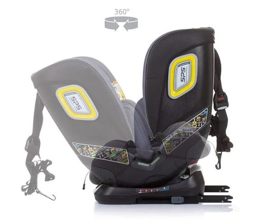 cumpără Scaun auto Chipolino NEXT GEN 360 I-size 40-150 cm STKNG02302GT grafit în Chișinău 