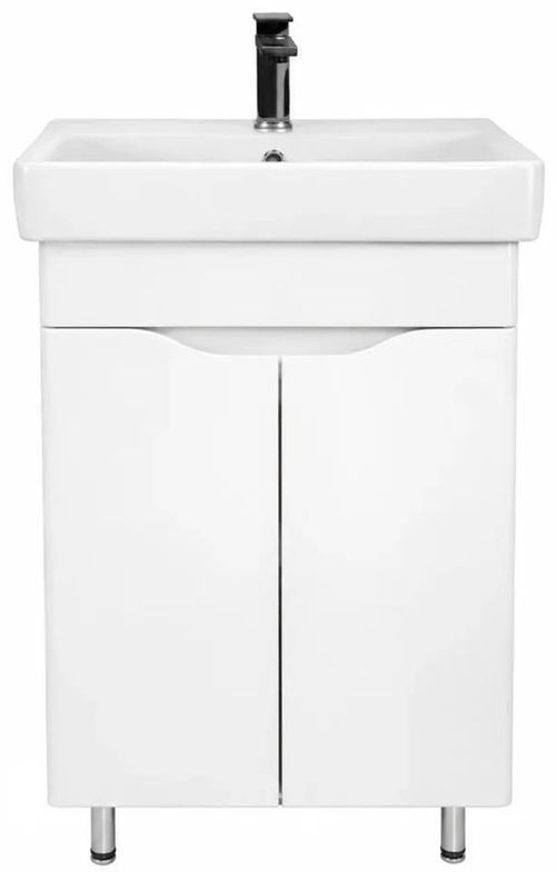 cumpără Dulap pentru lavoar Mashtab 22274 Print (ML) cu 2 uși 550x470x850 Alb lucios în Chișinău 