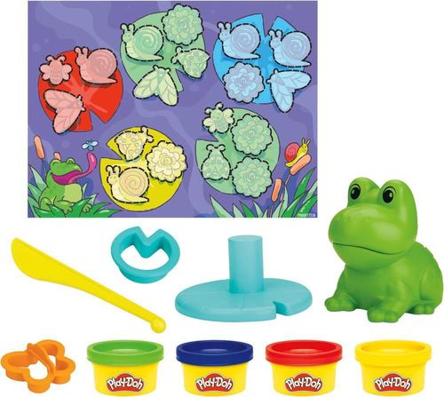 купить Набор для творчества Hasbro F6926 Play-doh Набор Playset Frog N Colors Starter Set в Кишинёве 